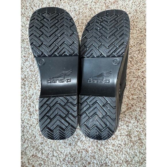 Black, Leather DANSKO Shoes/Clogs, size 38/7.5-8 - Picture 2 of 9